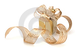 Luxurious gift isolated on white background