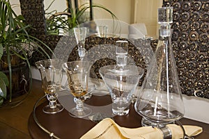 Luxurious glassware