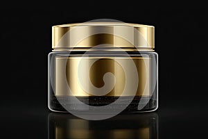 Luxurious Gold Cosmetic Jar