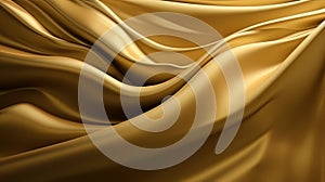 Luxurious Golden Wavy Fabric - An Elegant Display of Refinement and Opulence