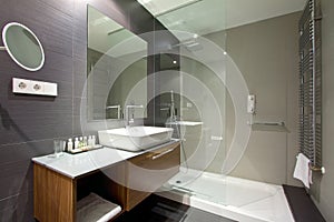 Luxurious hotel resort bathroom