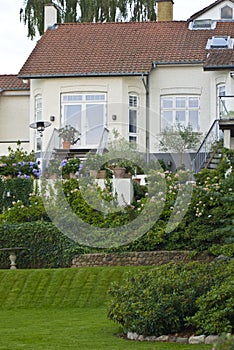 Luxurious house and gardens