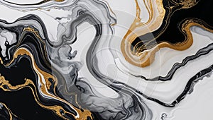 Luxurious Ink Marble Effect