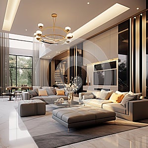 Luxurious and large room.
