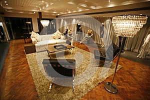 Luxurious lounge showroom