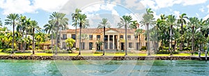 Luxurious mansion in Miami Beach, florida, USA