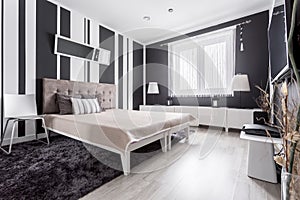 Luxurious modern bedroom