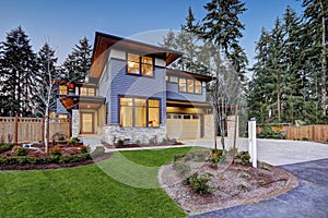 Luxurious new construction home in Bellevue, WA