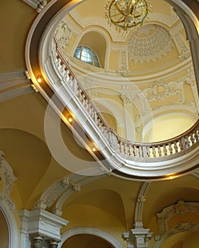 Luxurious palace ceiling