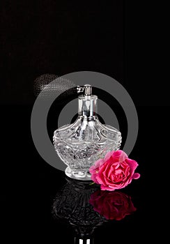 Luxurious perfume bottle