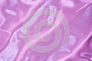 Luxury pink purple silk background. Rippled silk fabric, drapery cloth, or satin texture