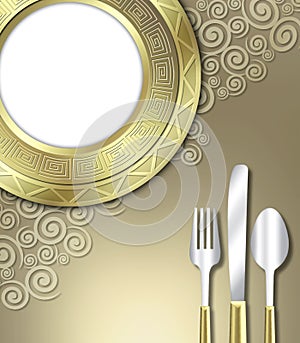 Luxurious place setting