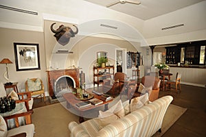 Luxurious safari lodge photo