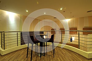 Luxurious seating area in home