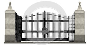 Luxurious set of gates