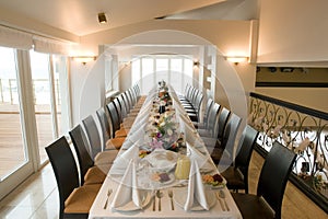 Luxurious tablesetting