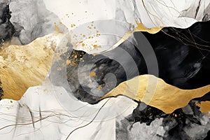 luxurious texture featuring gold background and elegant colors.