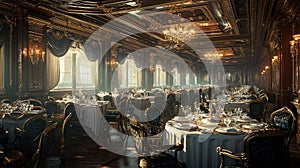Luxurious Titanic Dining Saloon