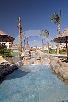 Luxurious tropical resort