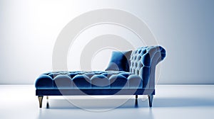 Luxurious Velvet Chaise Lounge Sofa