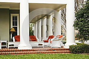 Luxurious veranda photo