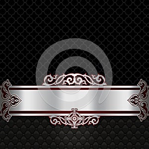 Luxurious vintage background with decorative border.