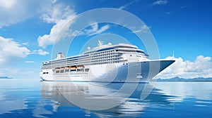 Luxurious voyage, ocean retreat, unmatched cruise liner experience.,AI, Generated, Generative