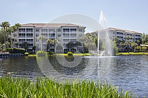 Luxurious Waterfront Condominiums With Fountain