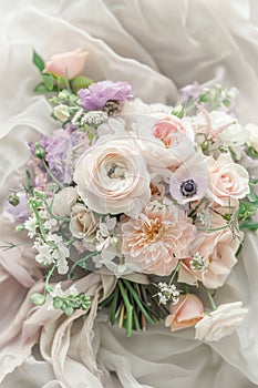 Luxurious wedding bouquet.