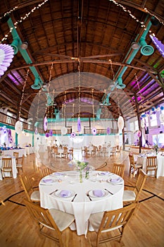 Luxurious wedding reception