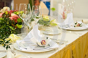 Luxurious Wedding Table Setting