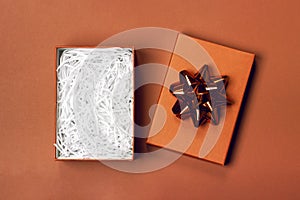 Luxuriously wrapped gifts with lush ribbon