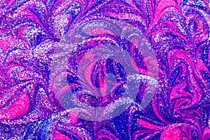 Luxury abstract background of glitter paint swirls