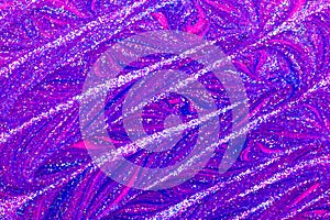 Luxury abstract background of glitter paint swirls