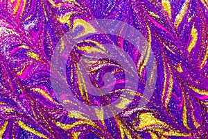 Luxury abstract background of glitter paint swirls