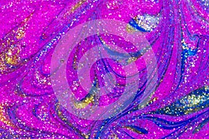 Luxury abstract background of glitter paint swirls