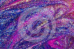 Luxury abstract background of glitter paint swirls