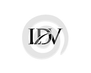 Luxury Abstract LDV Initial Alphabet Logo