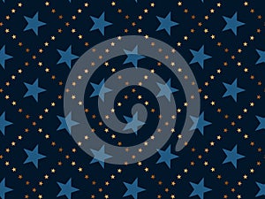 Luxury abstract star concept seamless pattern.