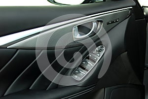 Side mirror switch control, window control, central locking and car door handles