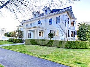 Luxury american house with curb appeal