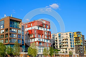 Luxury apartment houses in Hamburg