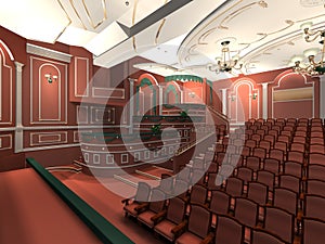 Luxury audience hall