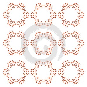 Luxury Aztecs Pattern, Texture, Background