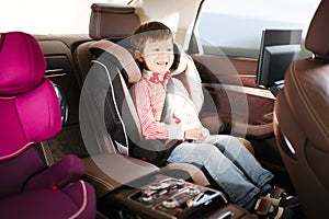 Luxury baby car seat for safety photo