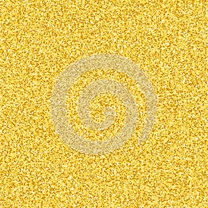 Luxury background of gold glitters. Gold dust sparkle. Gold texture for your design. Small golden confetti. The golden glow. Vecto