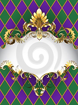 Luxury banner Mardi Gras