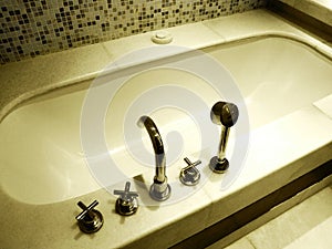 Luxury bathroom bath tub fittings photo