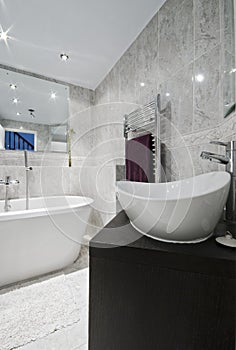 Luxury bathroom detail