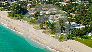 Luxury beachfront mansions in South Florida